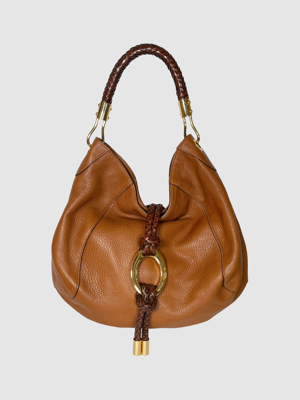 Michael Kors Braided Handle Hobo Bag