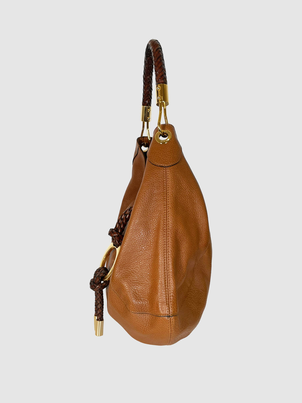 Michael Kors Braided Handle Hobo Bag