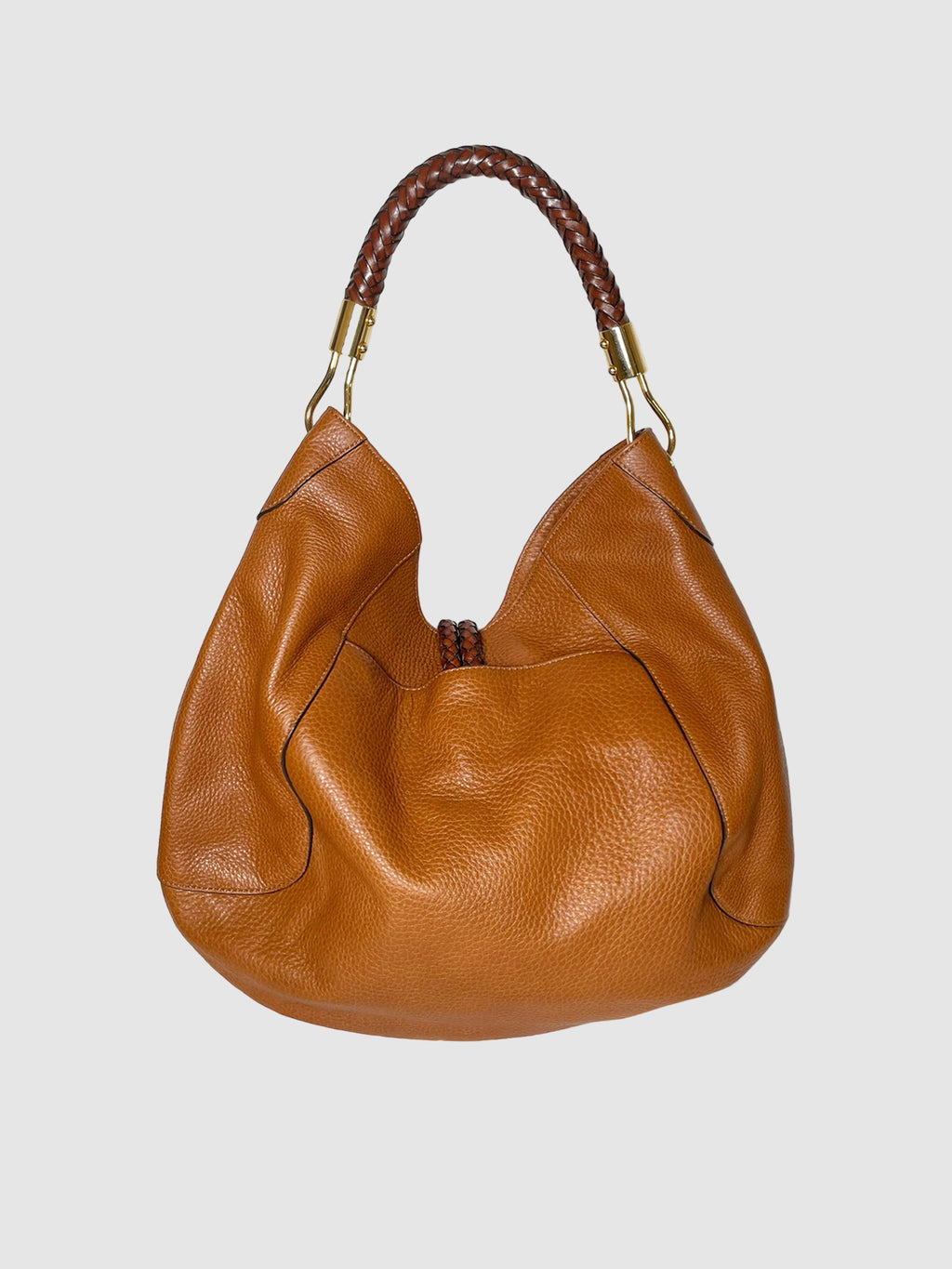 Michael Kors Braided Handle Hobo Bag