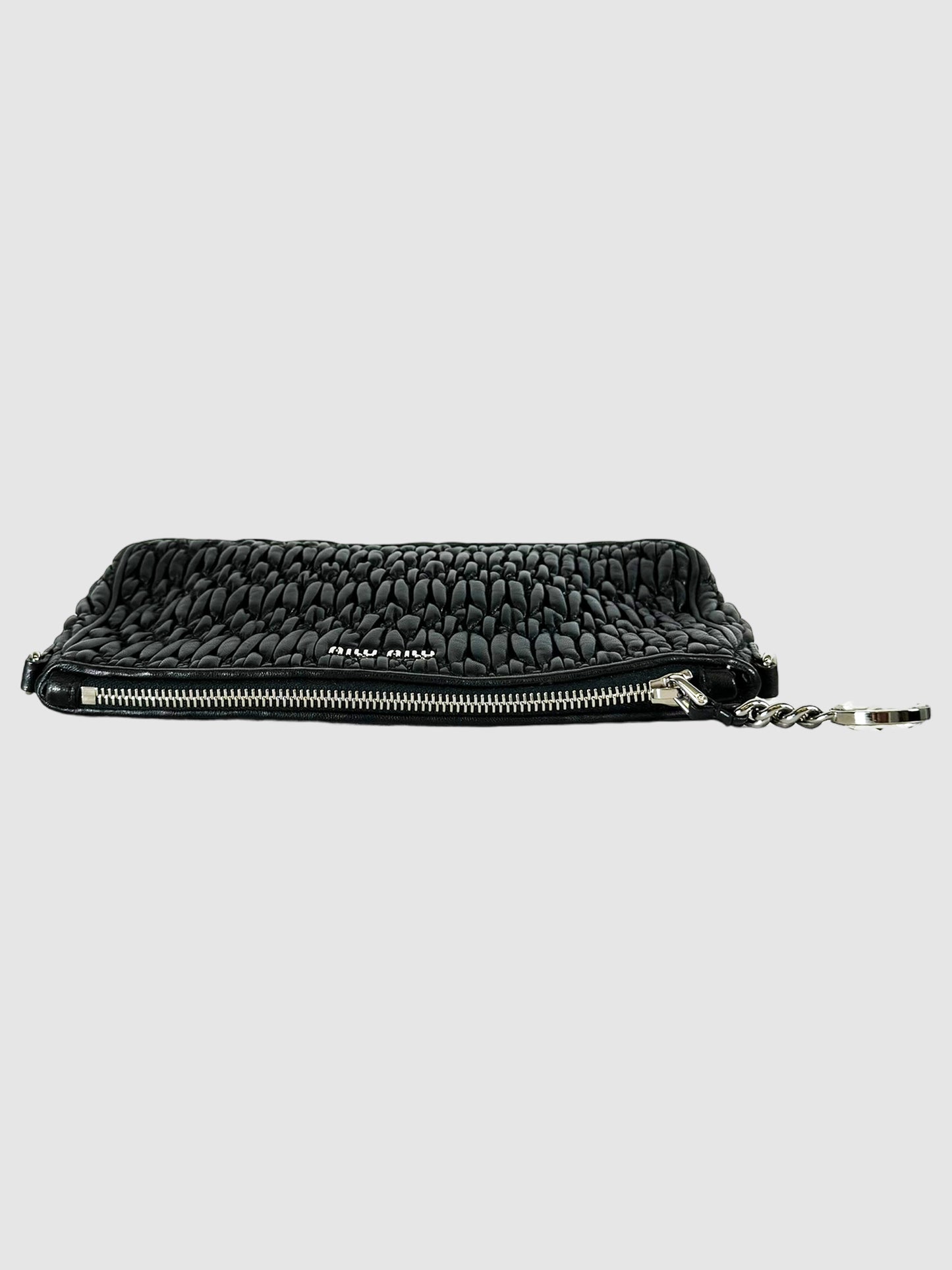 Matelassé Crystal Shoulder Bag