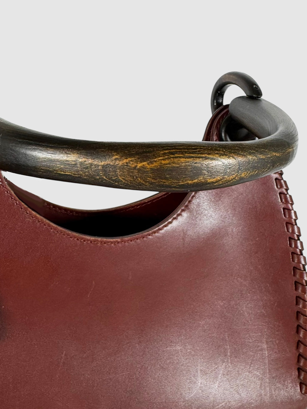 Whipstitch Hobo Bag