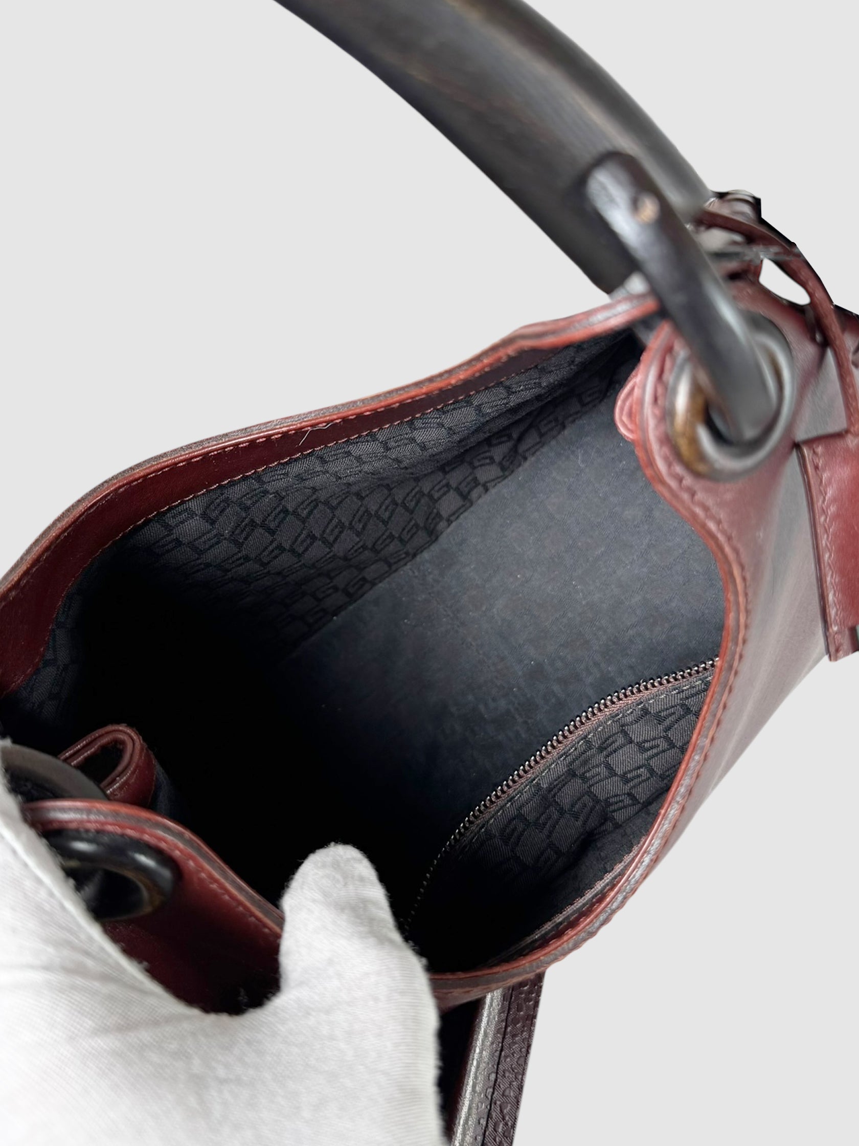 Whipstitch Hobo Bag