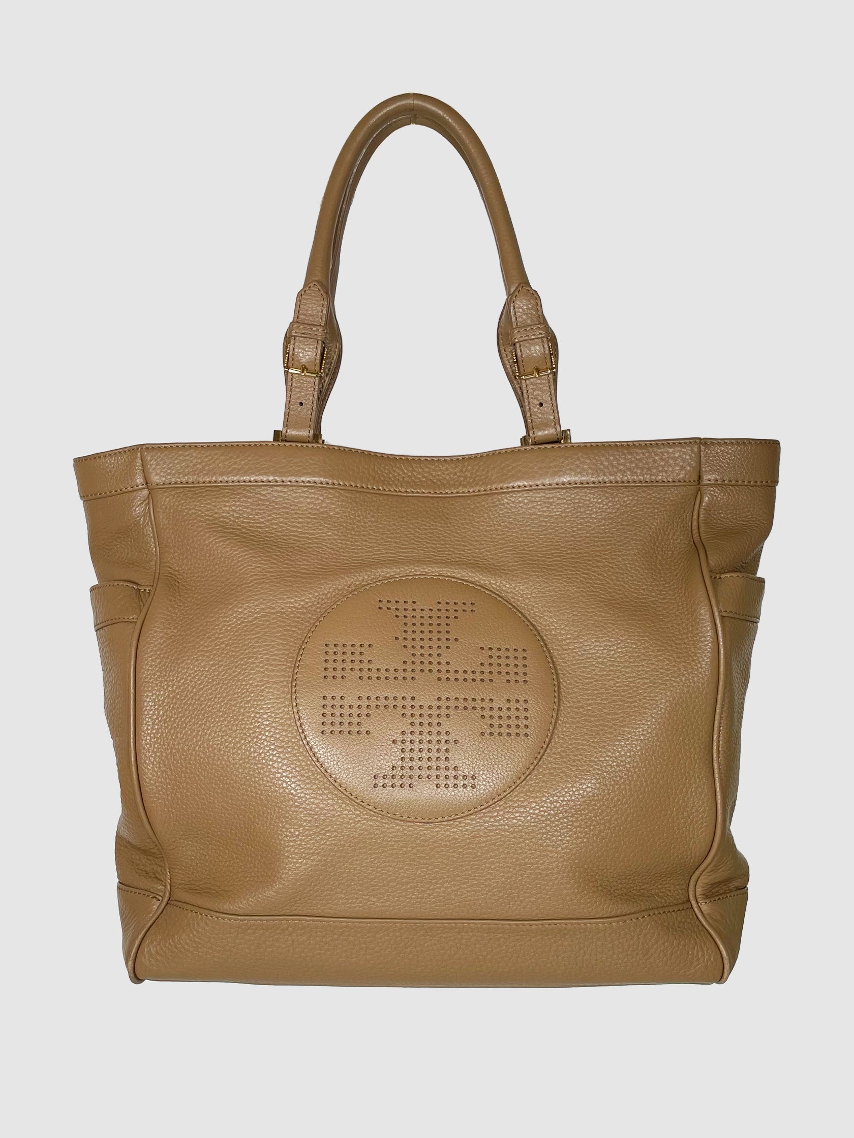 Tory Burch Leather Tote Bag Second Nature Boutique