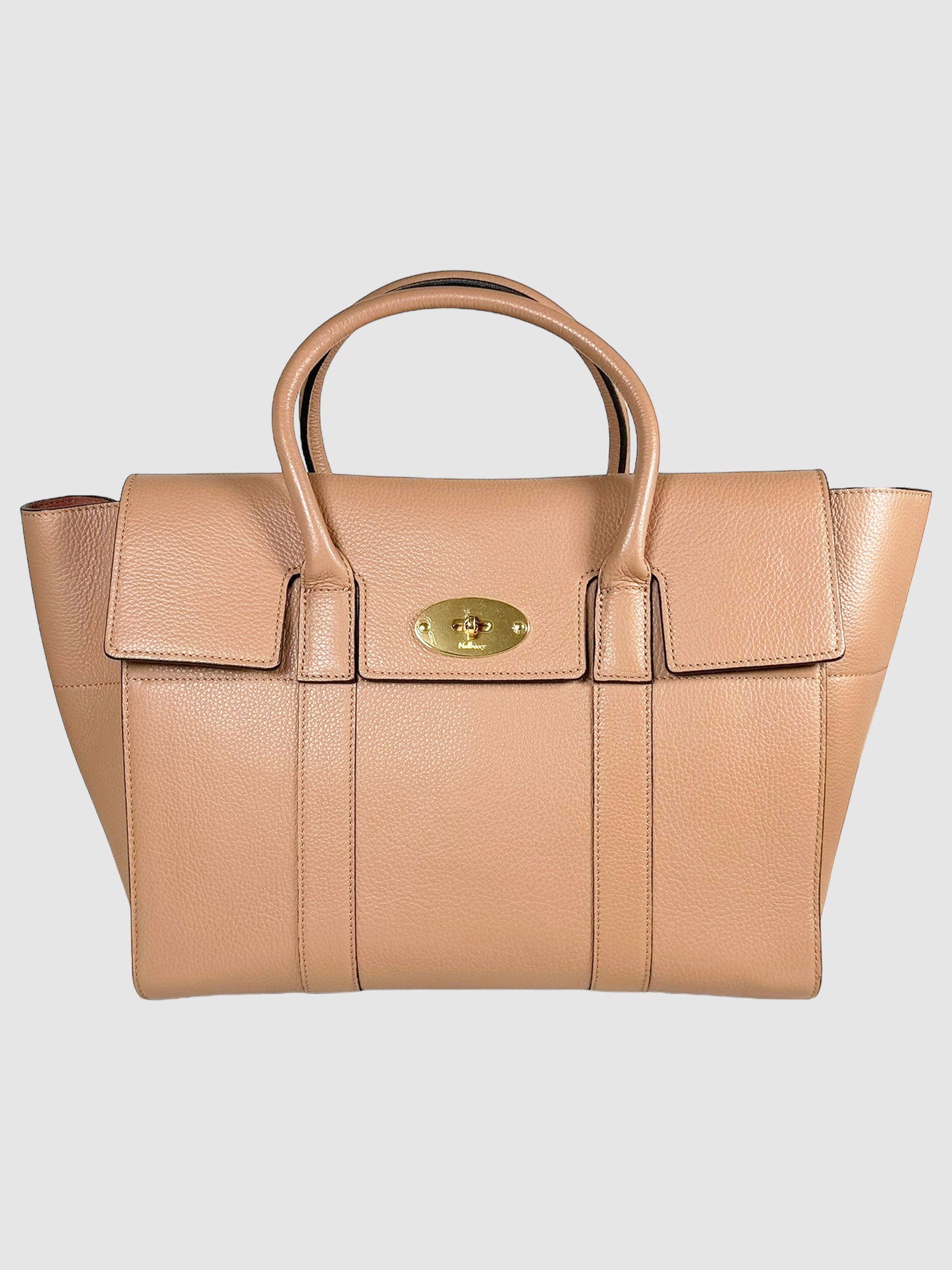 Mulberry Classic Grain Bayswater Bag Luxury Consignment Designer Resale Toronto