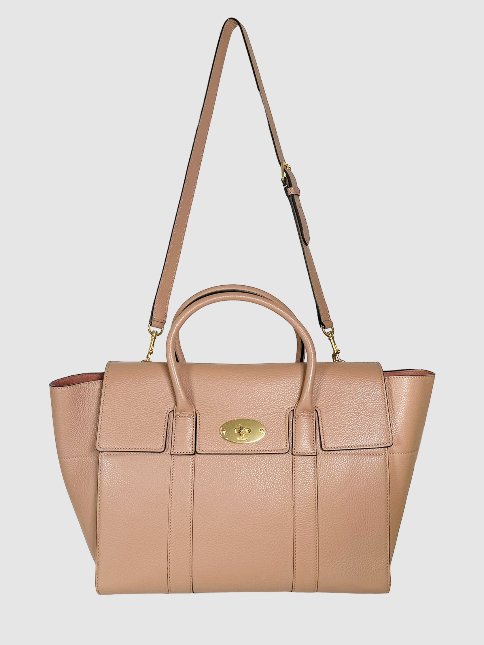 Mulberry Classic Grain Bayswater Bag Luxury Consignment Designer Resale Toronto