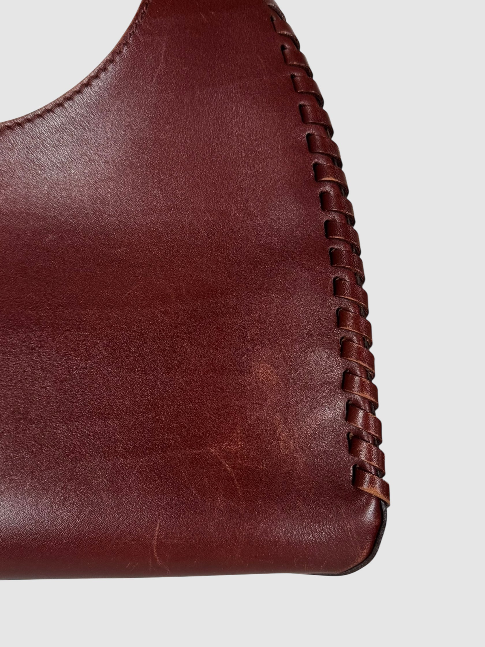 Whipstitch Hobo Bag