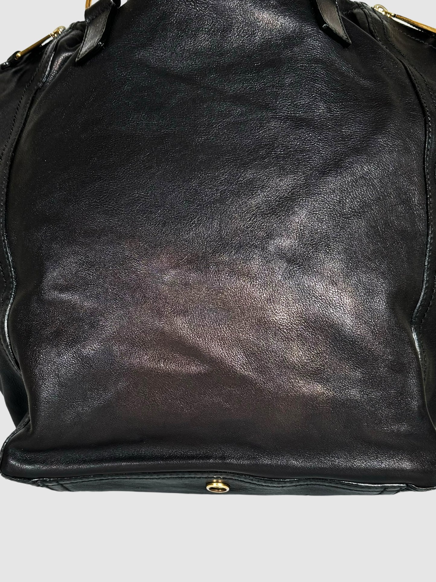 2007 Leather Downtown Tote Bag