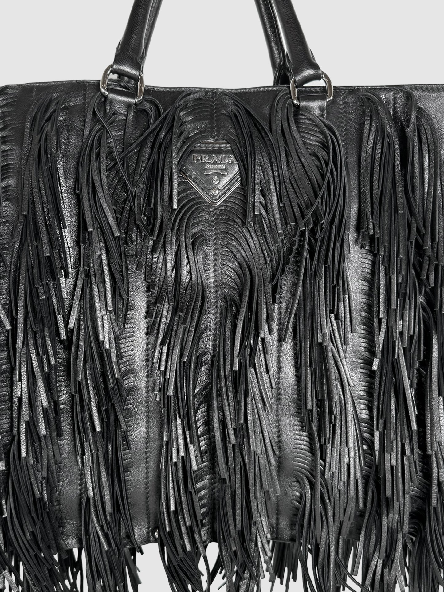 2007 Nappa Leather Fringe Tote