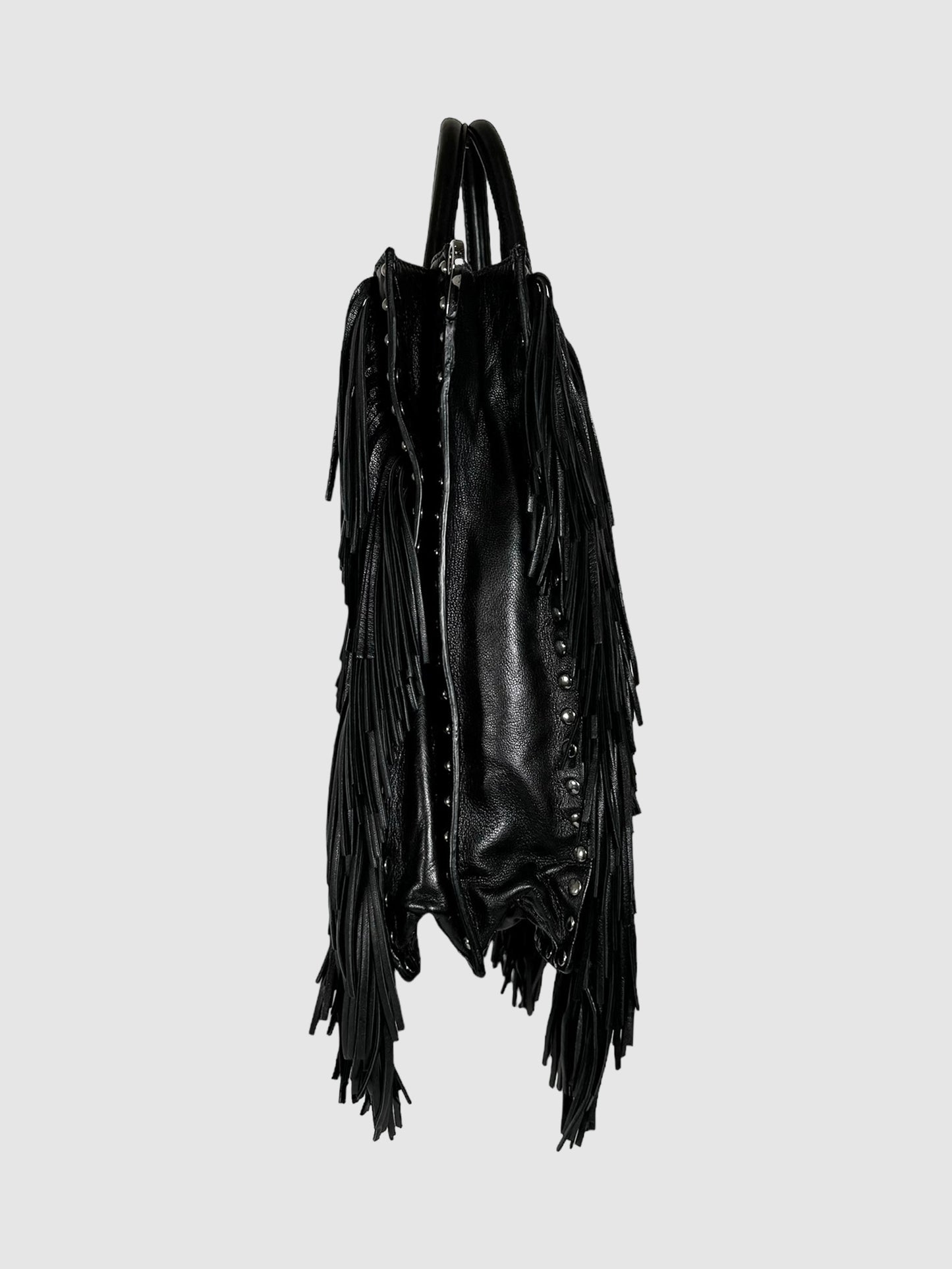 2007 Nappa Leather Fringe Tote