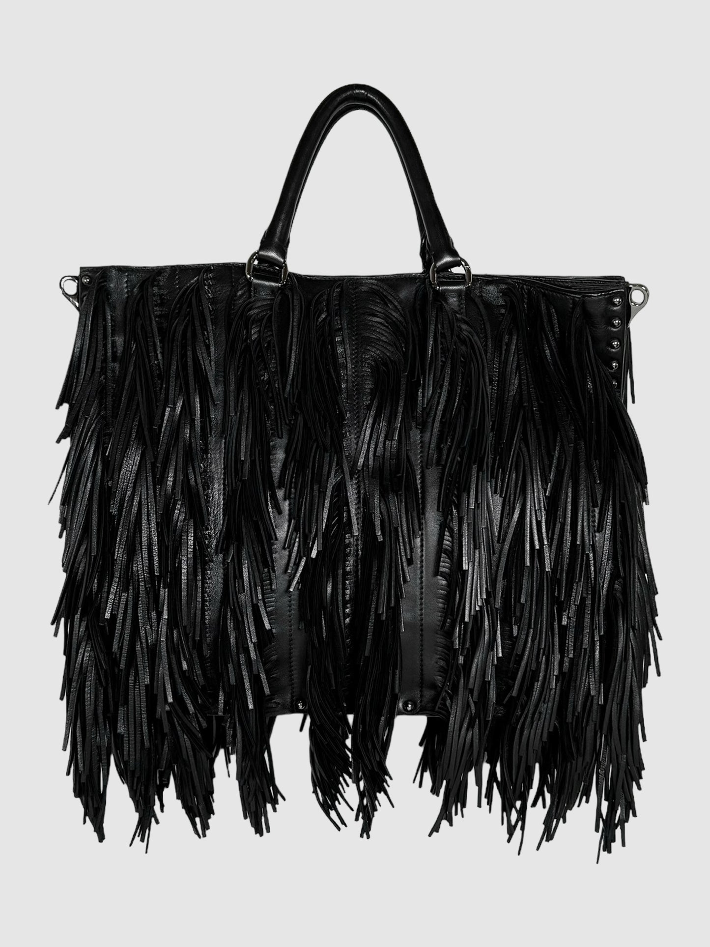 2007 Nappa Leather Fringe Tote