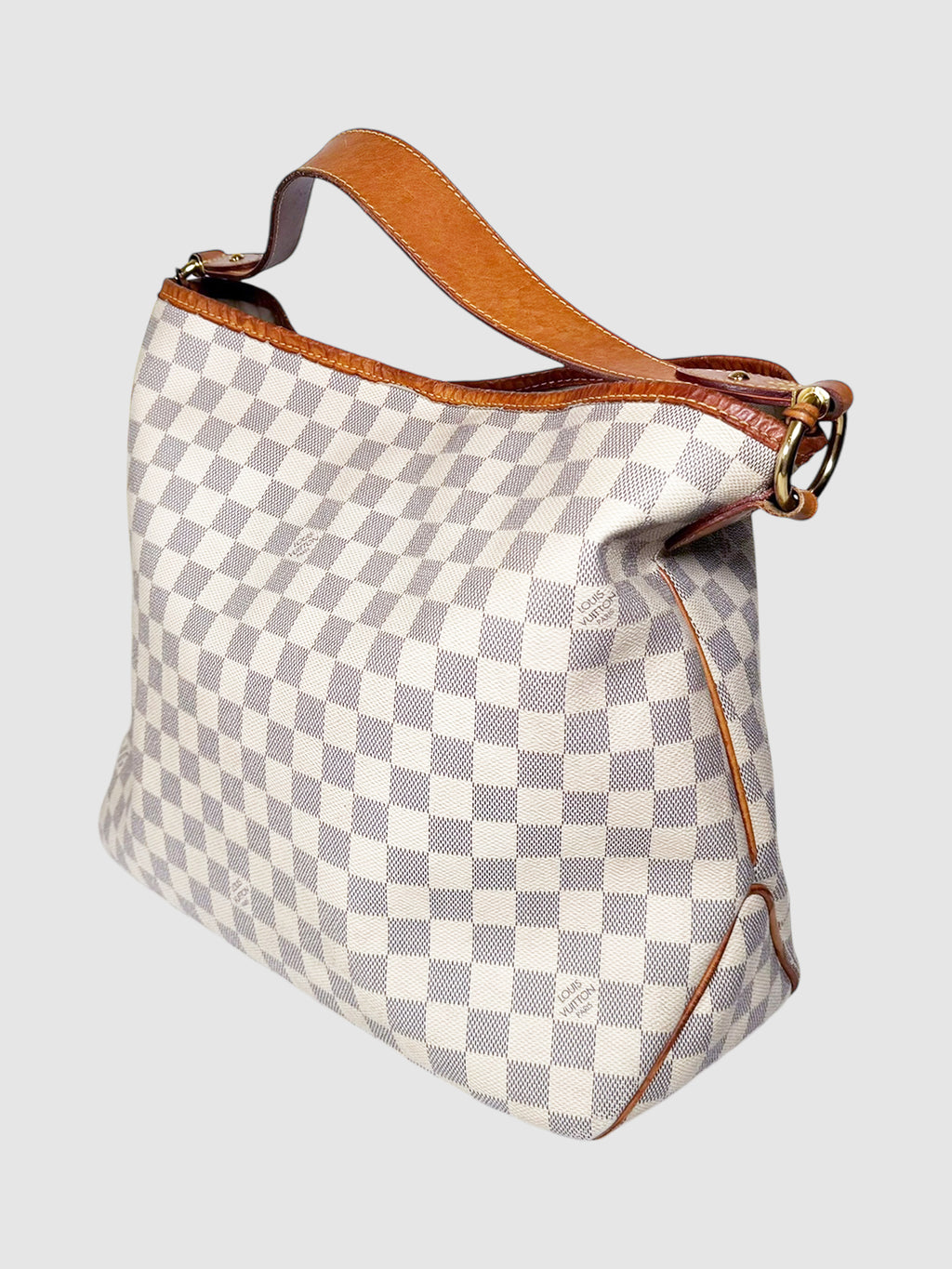Louis Vuitton Damier Azur Delightful Bag Leather Shoulder Bag Luxury Designer Resale Consignment Toronto