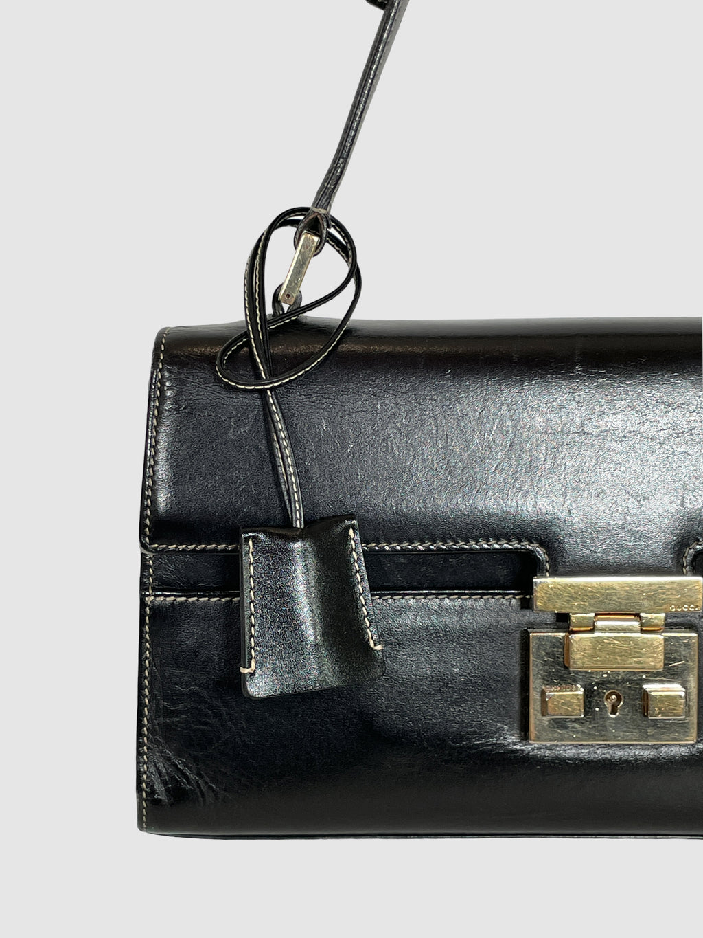 Leather Rectangular Shoulder Bag