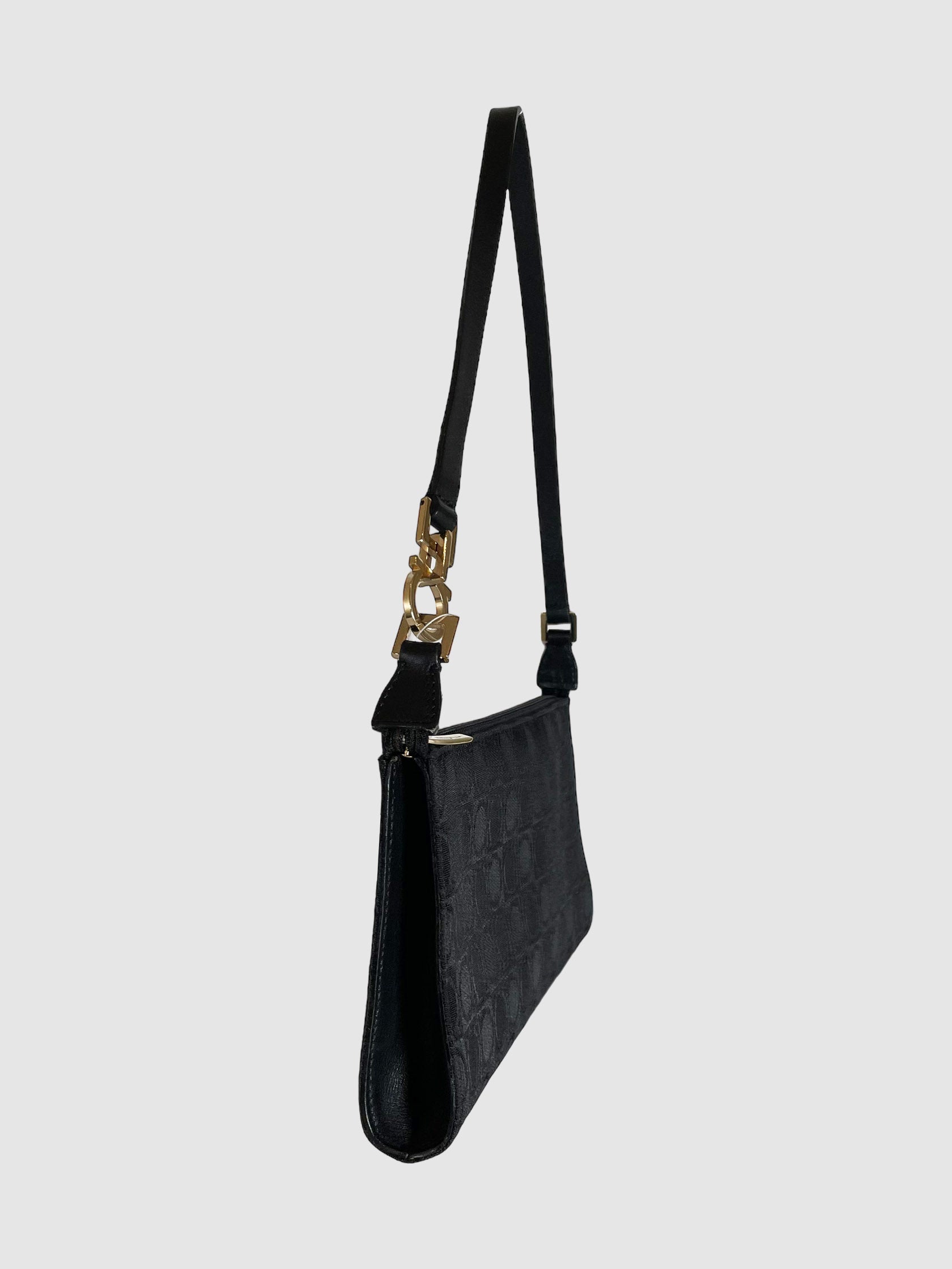 Salvatore Ferragamo Canvas Shoulder Bag