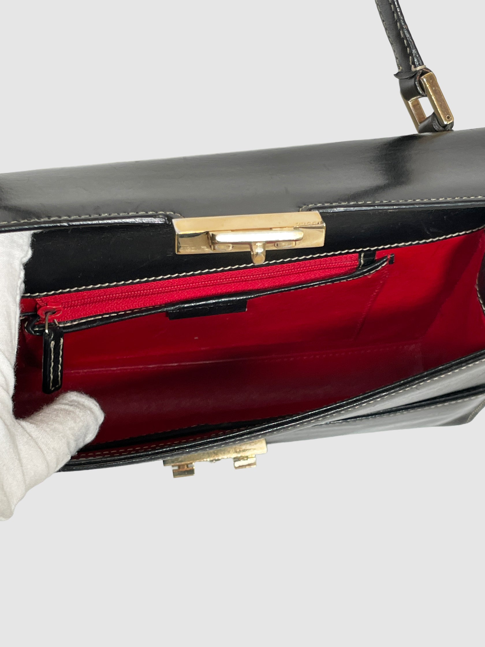 Leather Rectangular Shoulder Bag