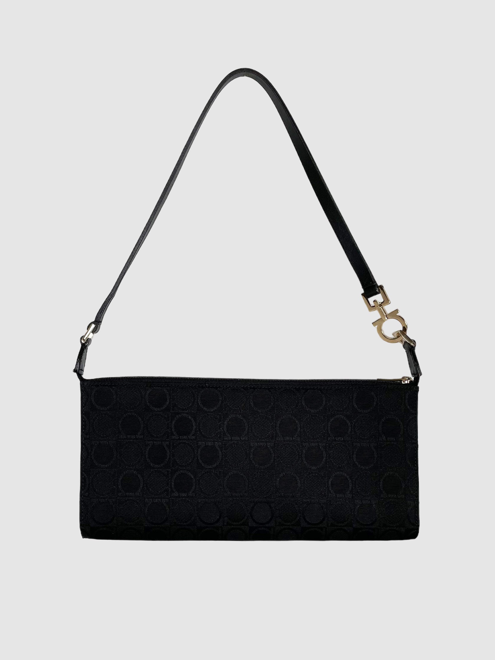 Salvatore Ferragamo Canvas Shoulder Bag