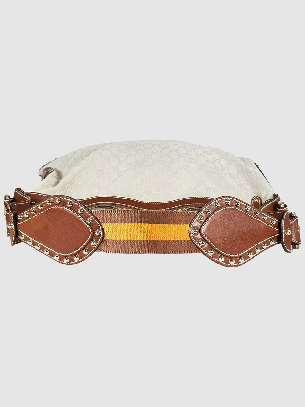 XL Studded Suede Pelham Shoulder Bag