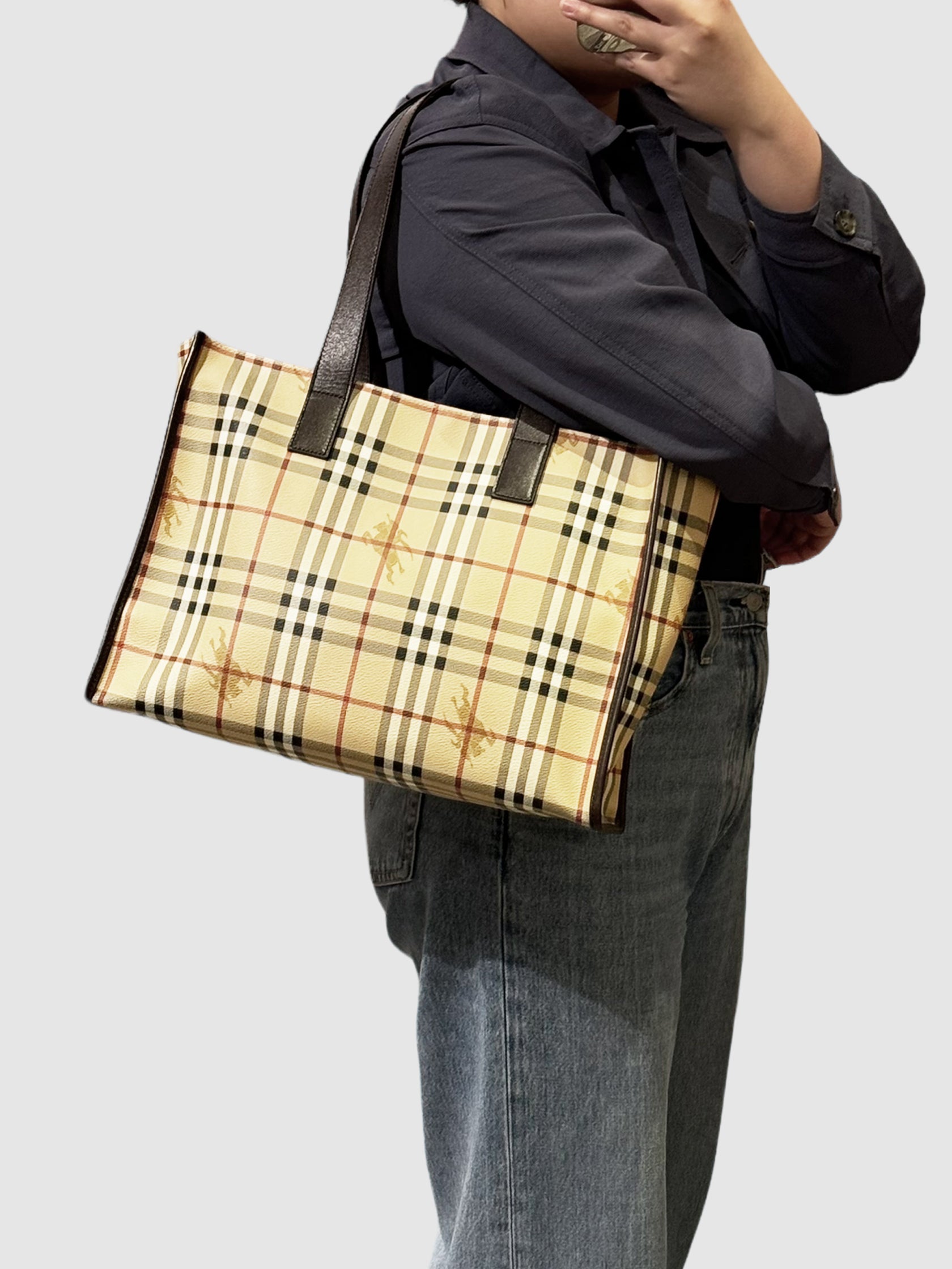 Haymarket Check Tote Bag