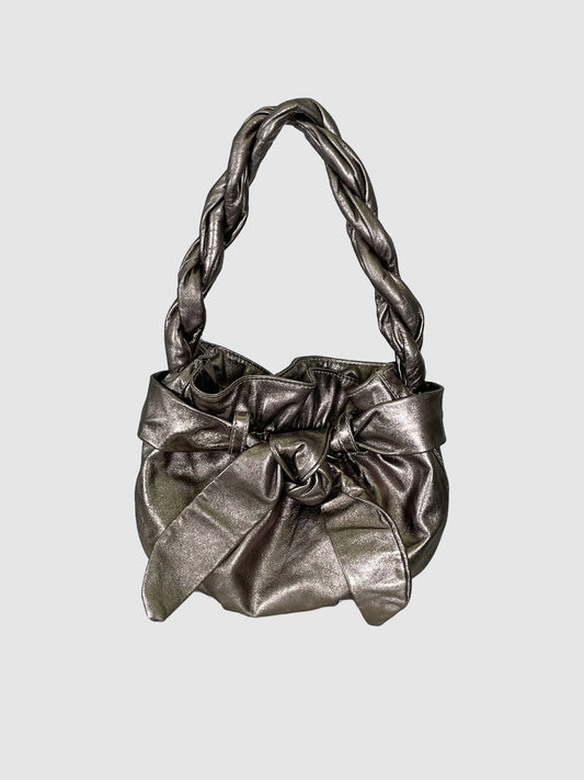 Furla Bow Accent Top Handle Bag