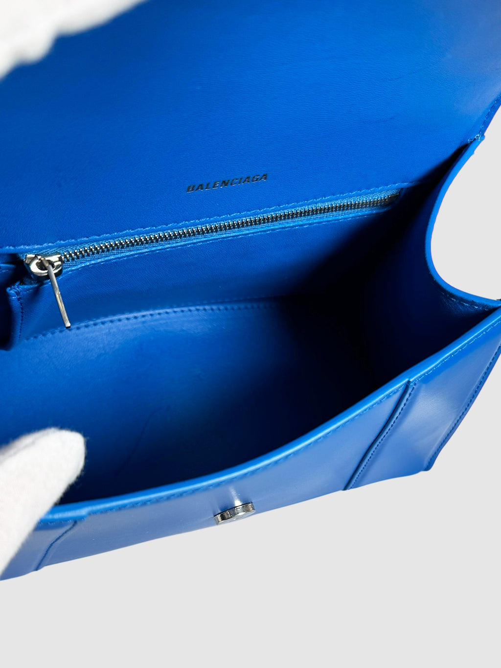 Small Leather Hourglass Bag