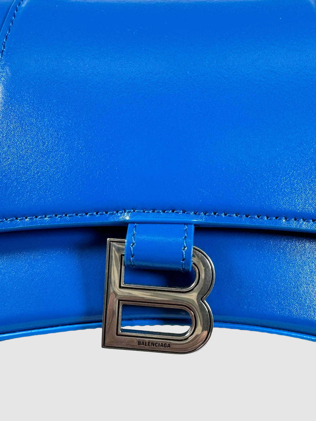 Small Leather Hourglass Bag