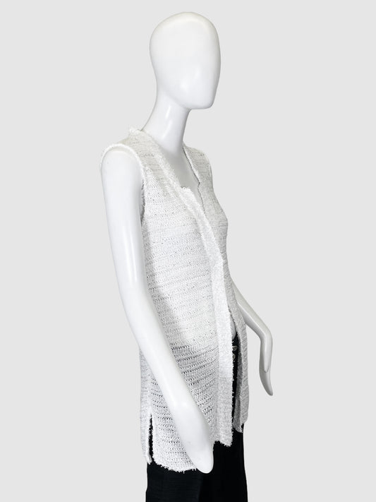 Amina Rubinacci Long Knit Vest - One Size