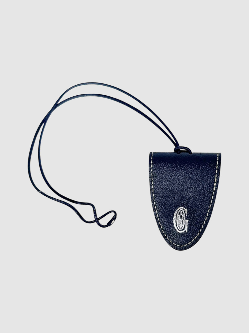 Leather Logo Bag Clip