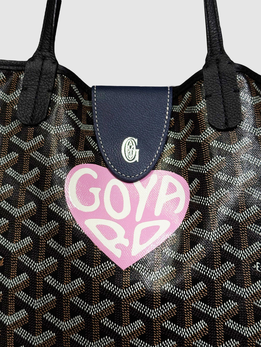 Leather Logo Bag Clip