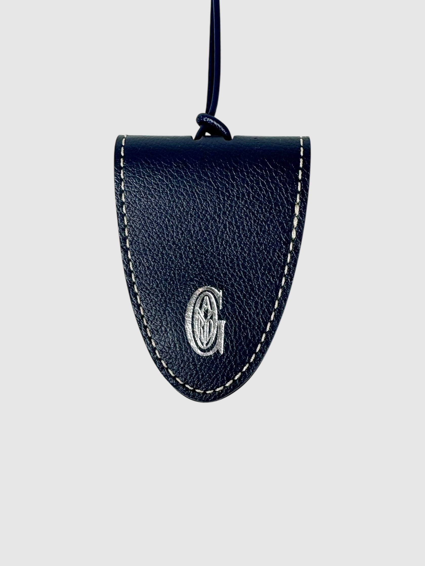 Leather Logo Bag Clip