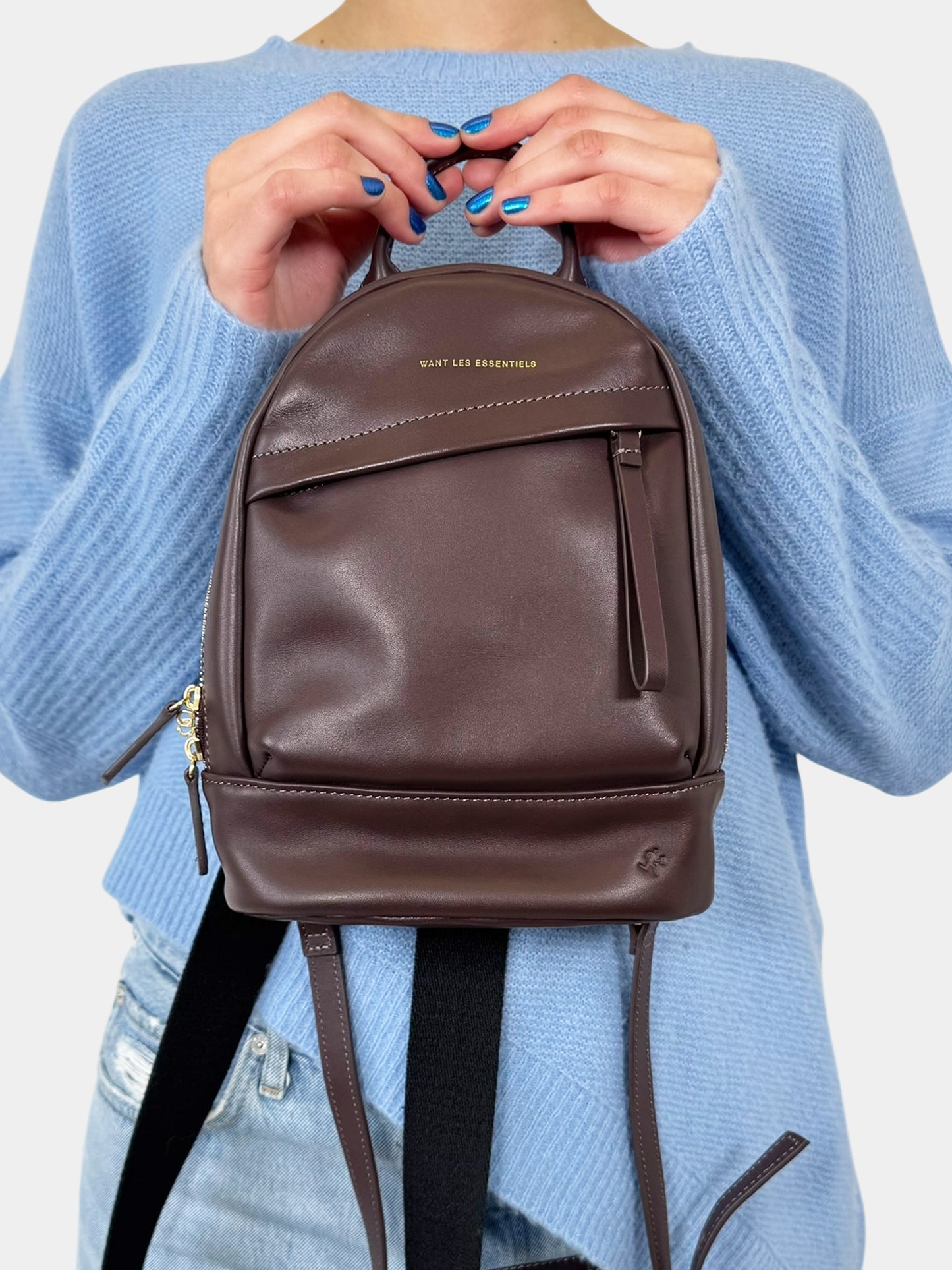 Mini Piper Leather Backpack