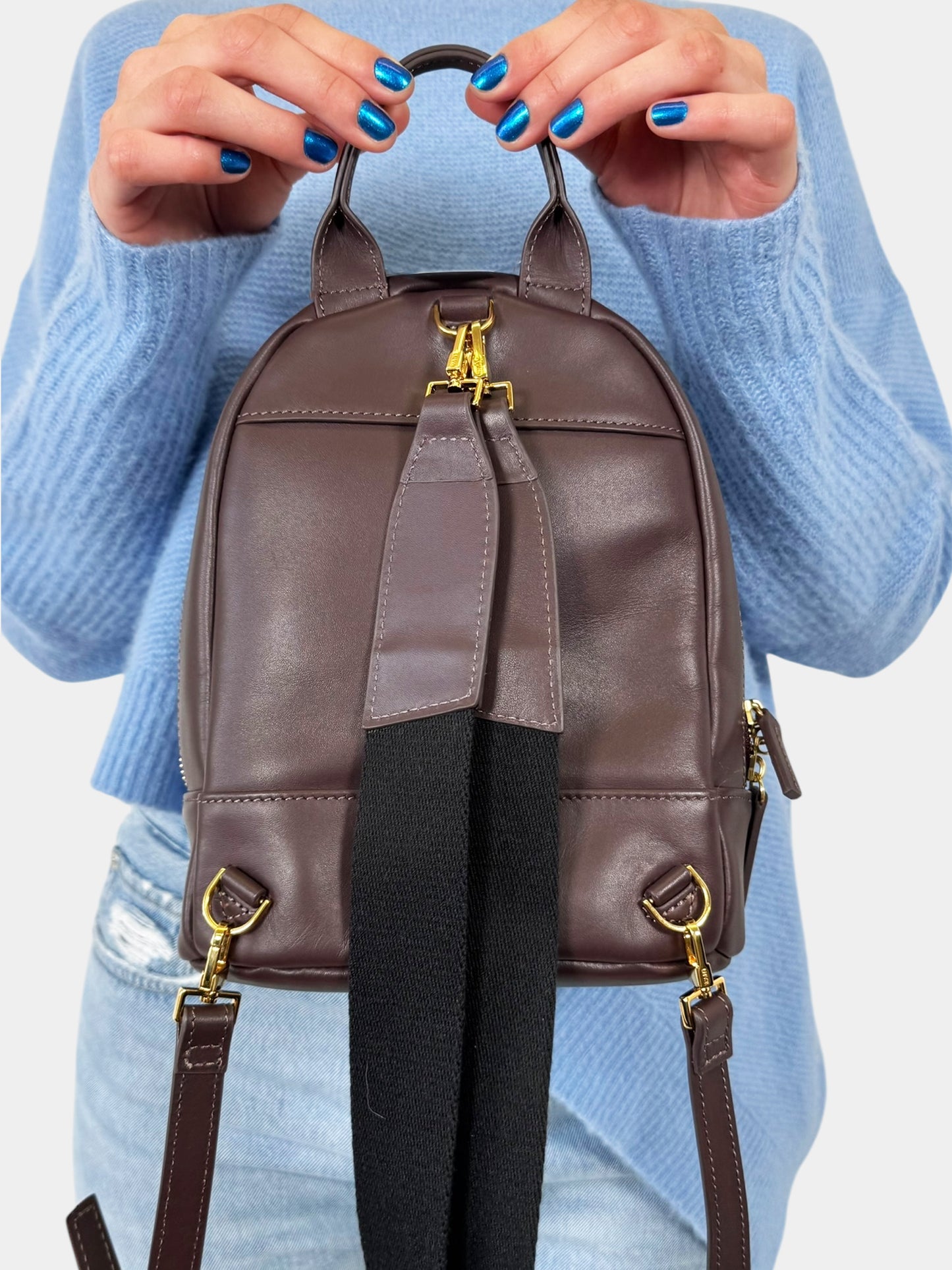 Mini Piper Leather Backpack