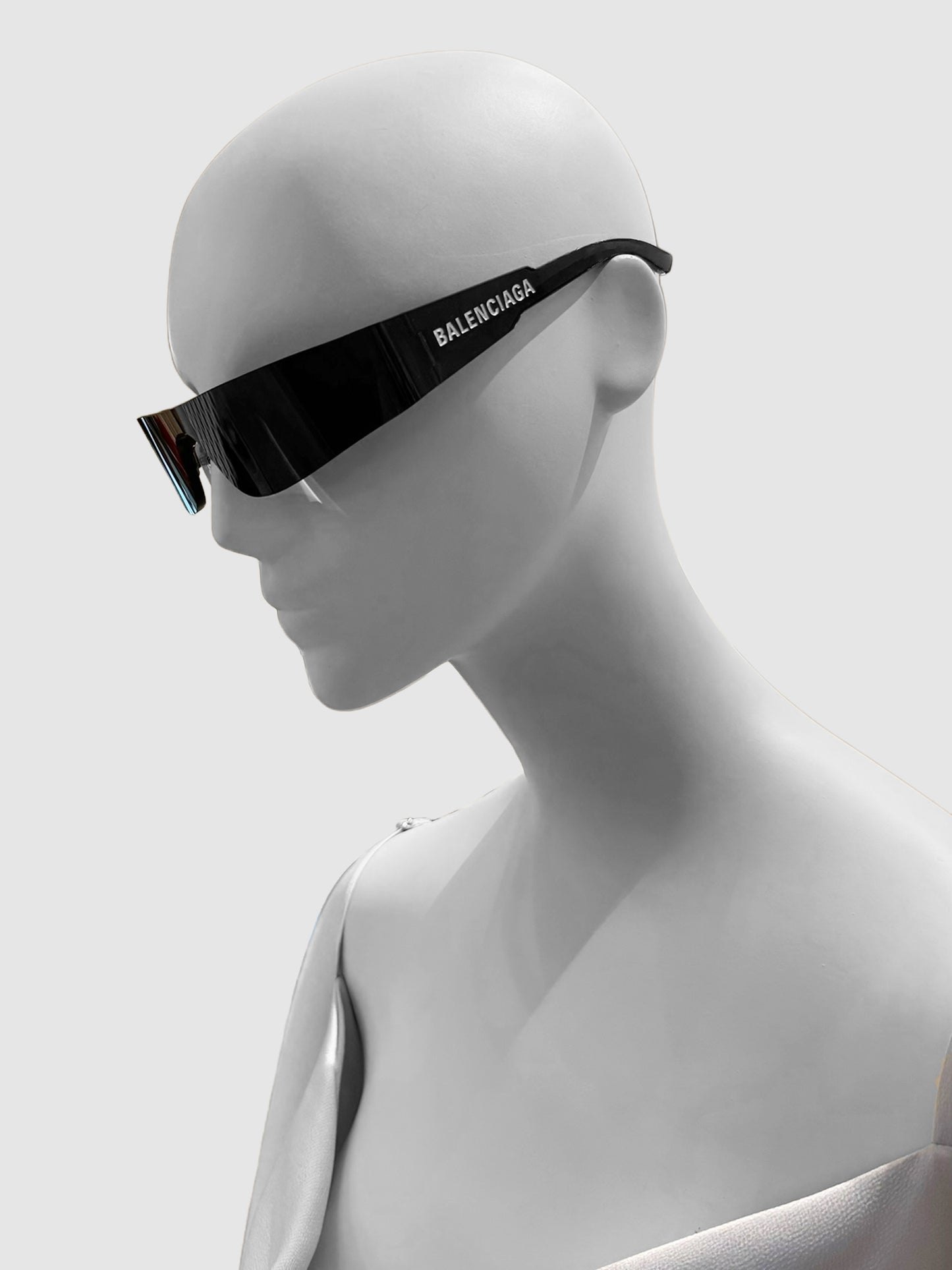 Mono Rectangle Rimless Tinted Sunglasses