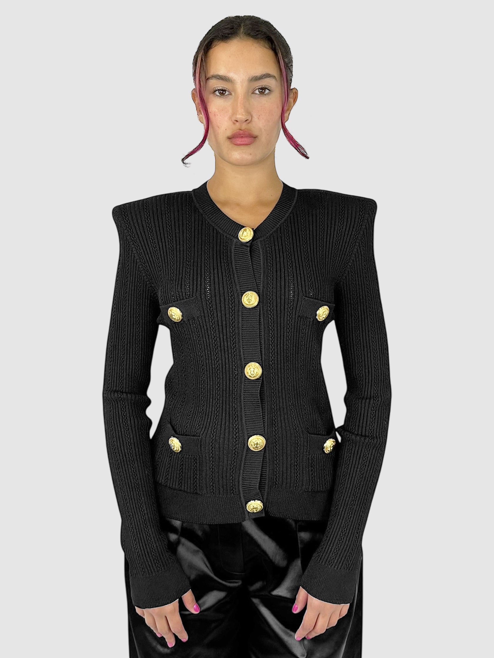 Ribbed Knit Cardigan