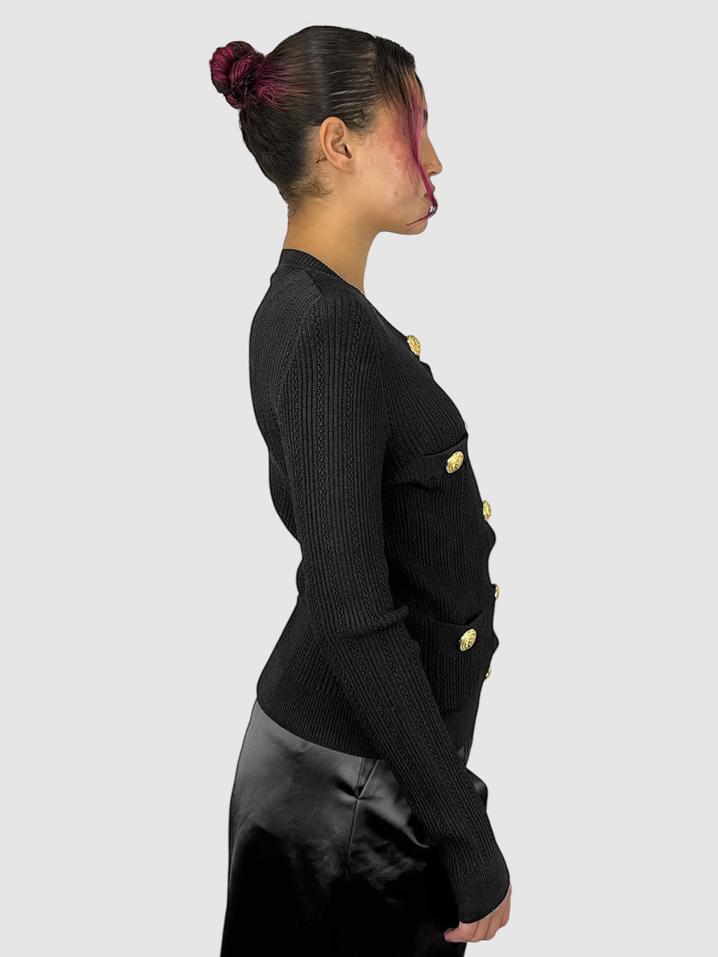 Ribbed Knit Cardigan