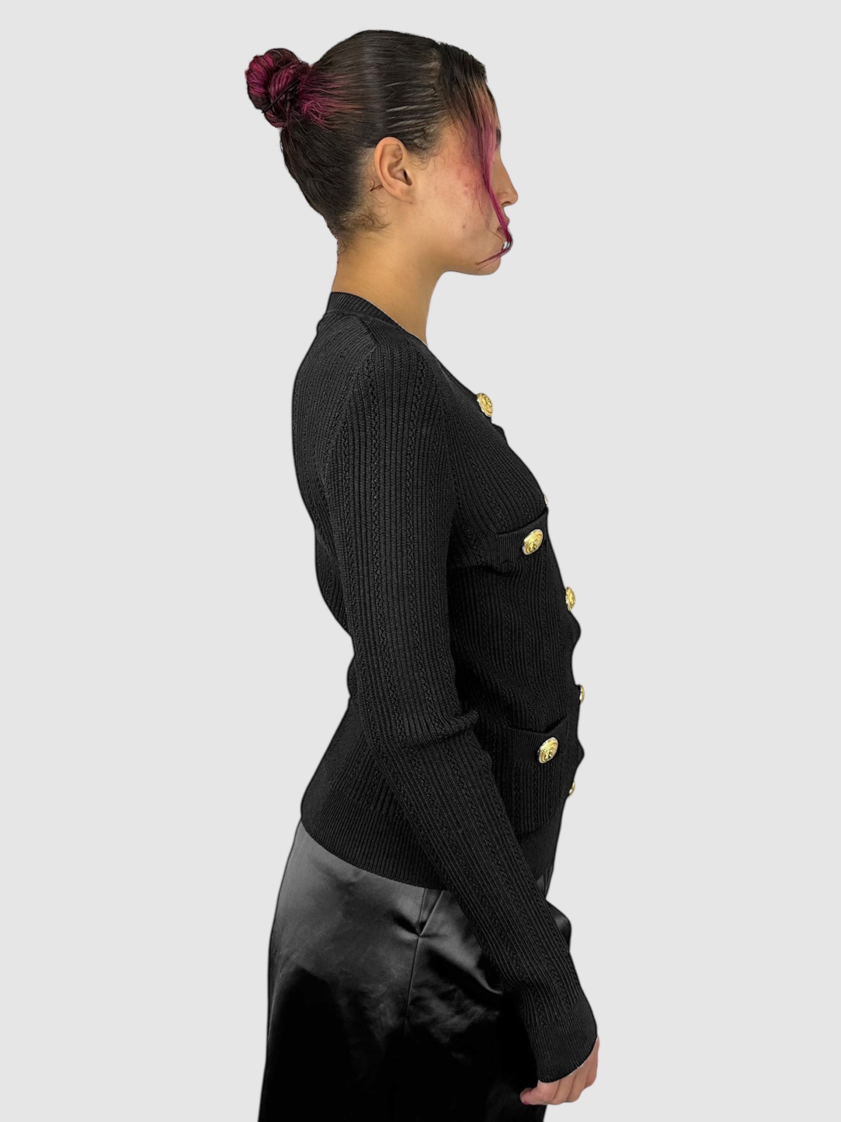 Ribbed Knit Cardigan