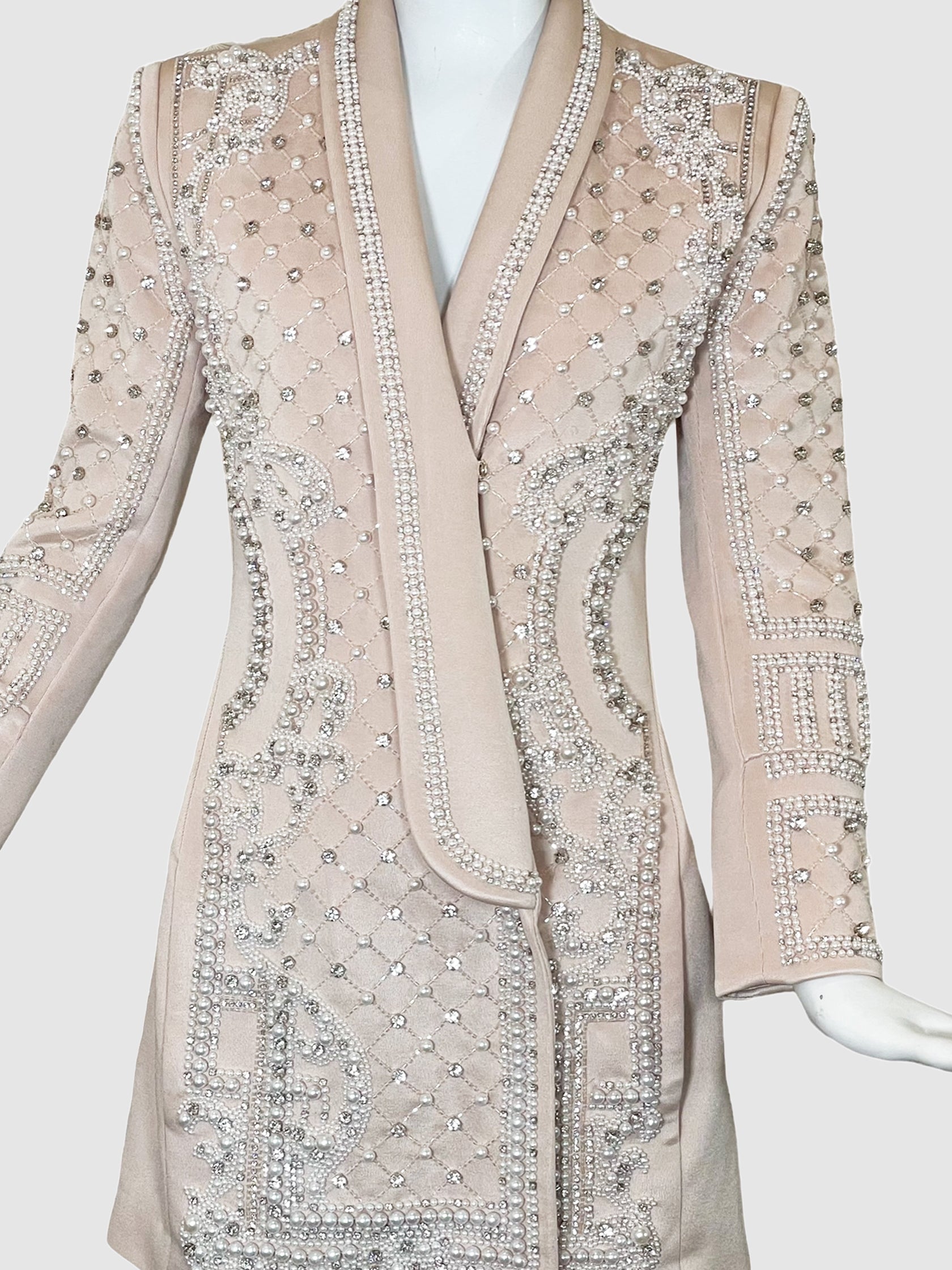 Embellished Blazer Dress - Size S