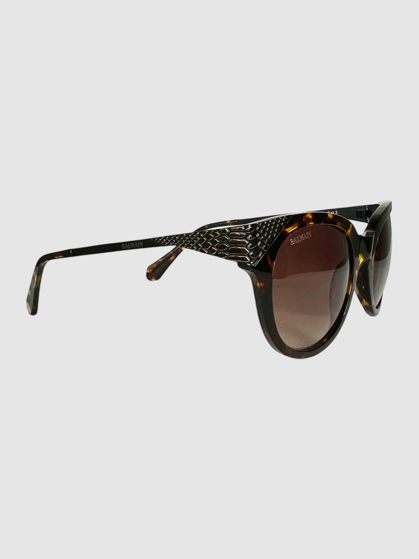 Modified Cat Eye Tortoiseshell Sunglasses