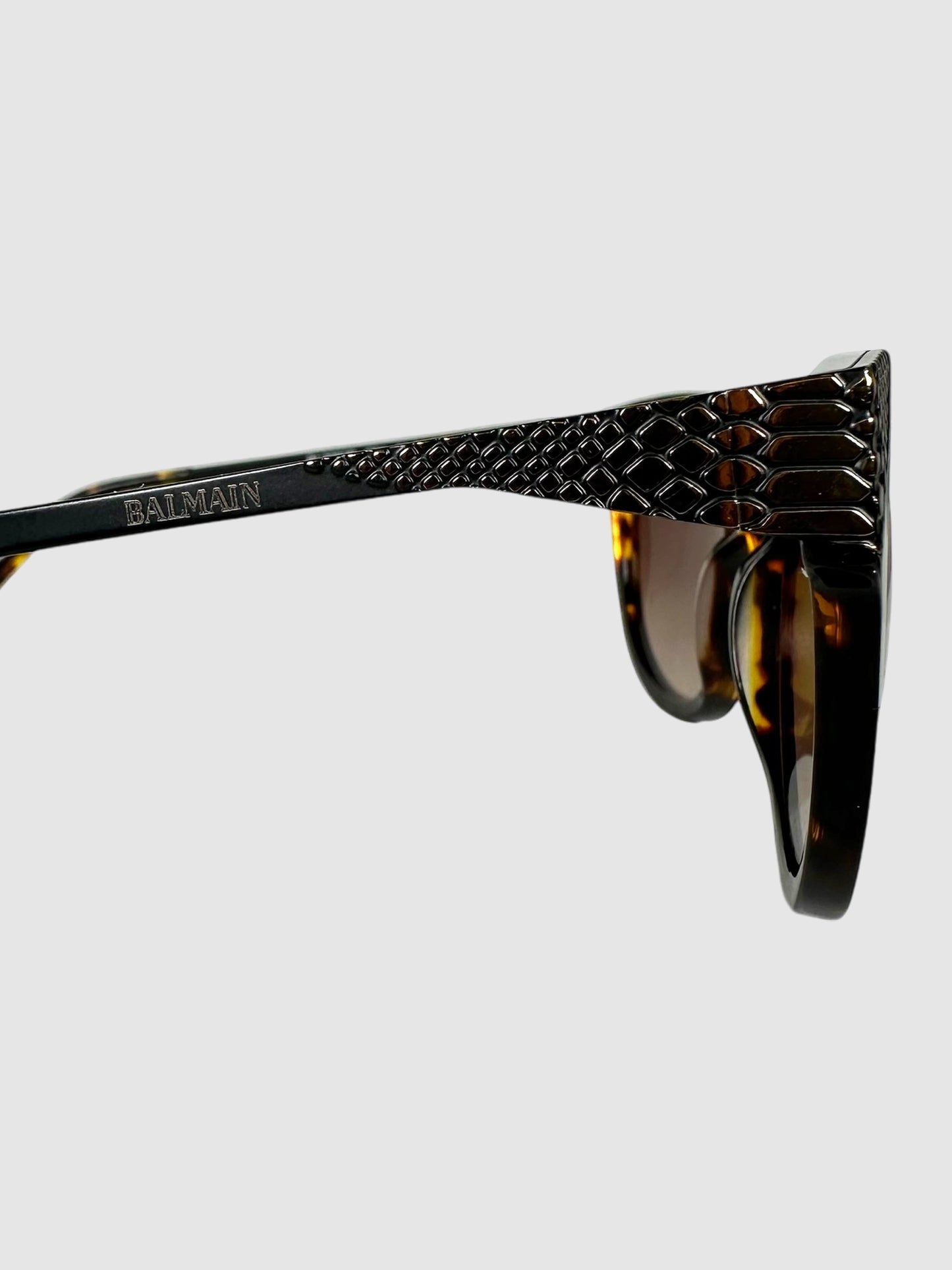 Modified Cat Eye Tortoiseshell Sunglasses