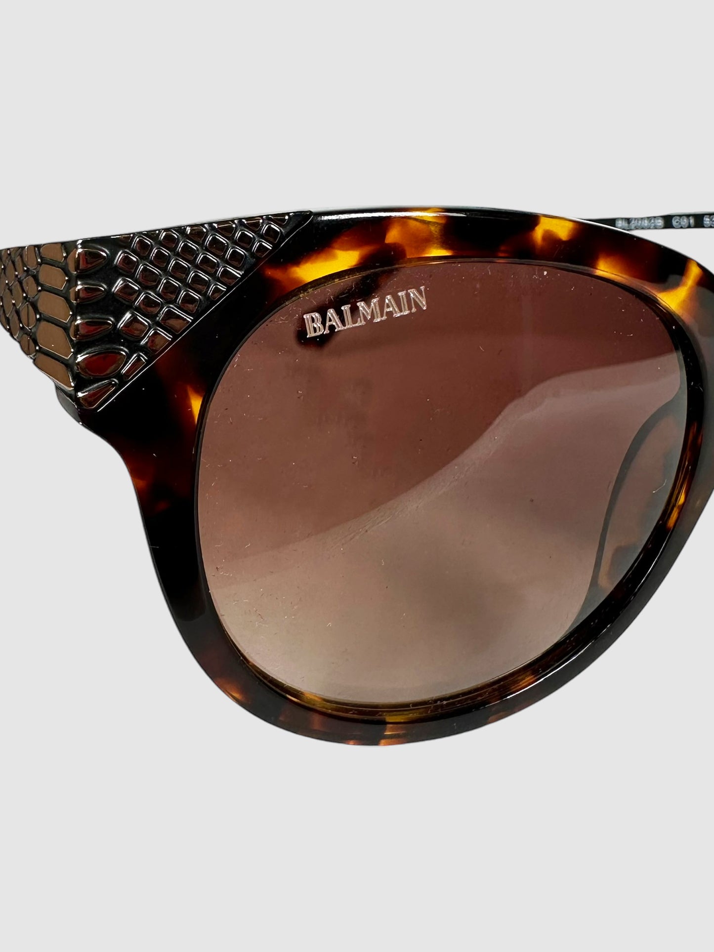 Modified Cat Eye Tortoiseshell Sunglasses