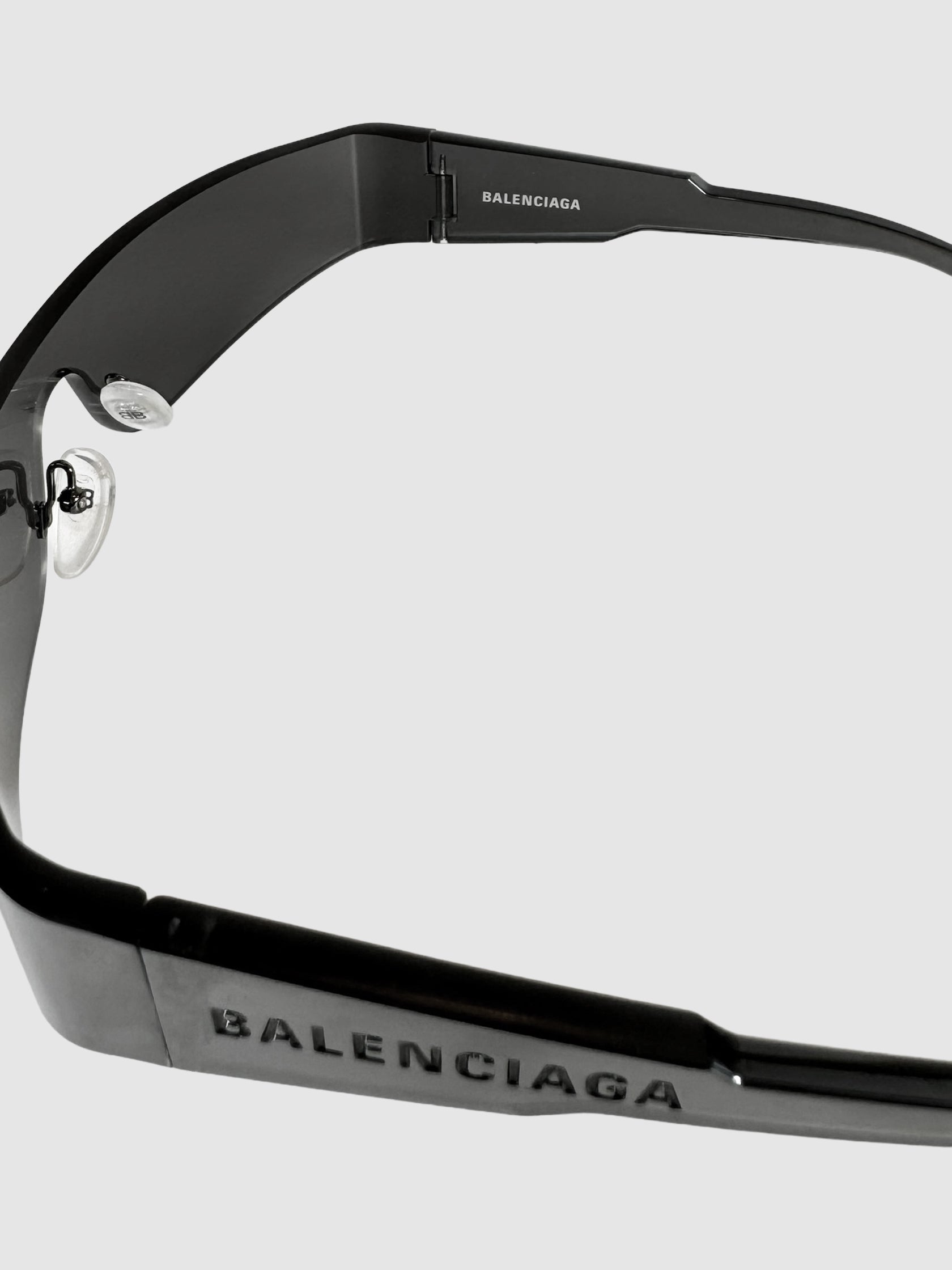 Mono Rectangle Rimless Sunglasses