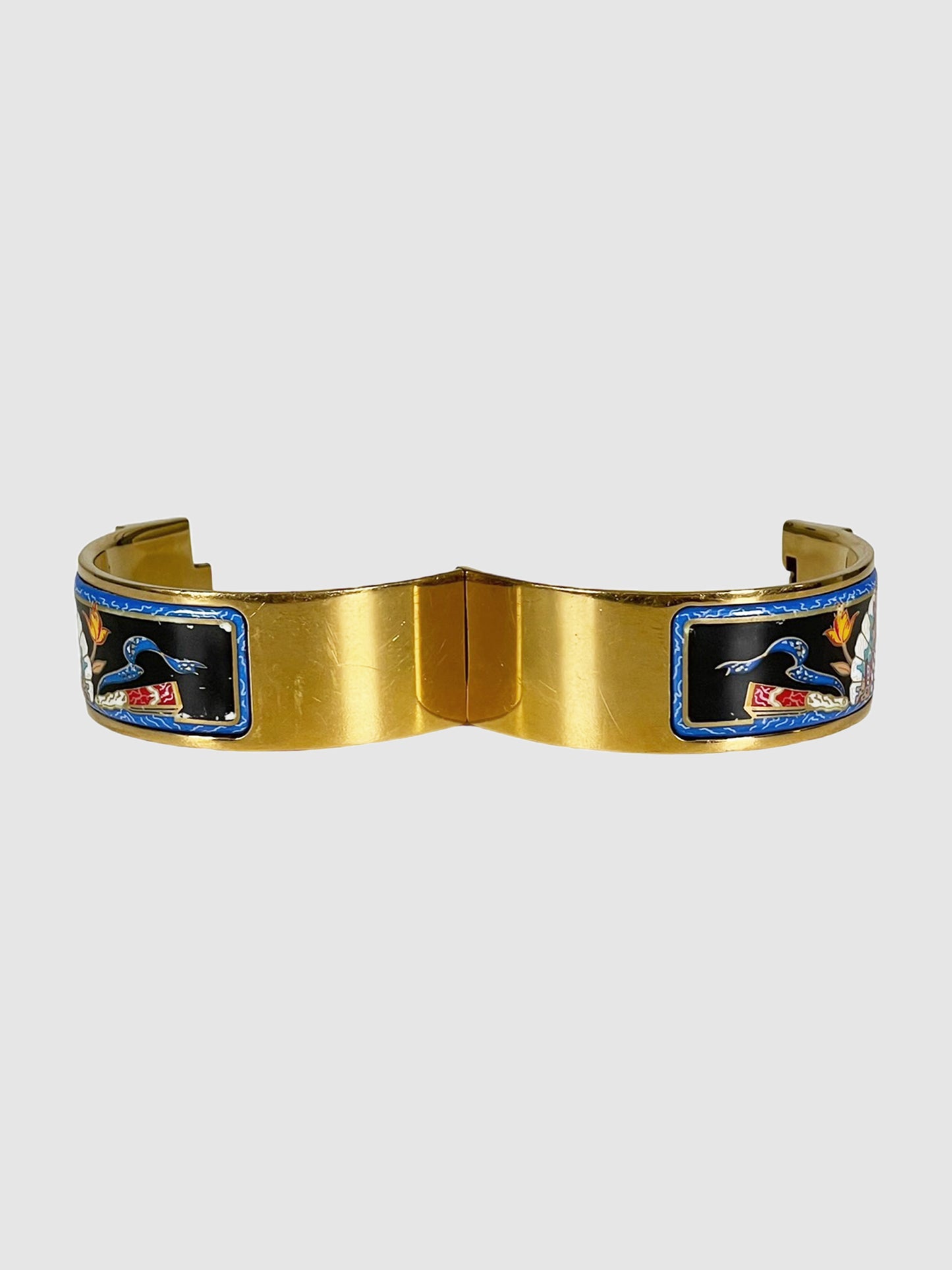 Enamel Printed Wide Bangle