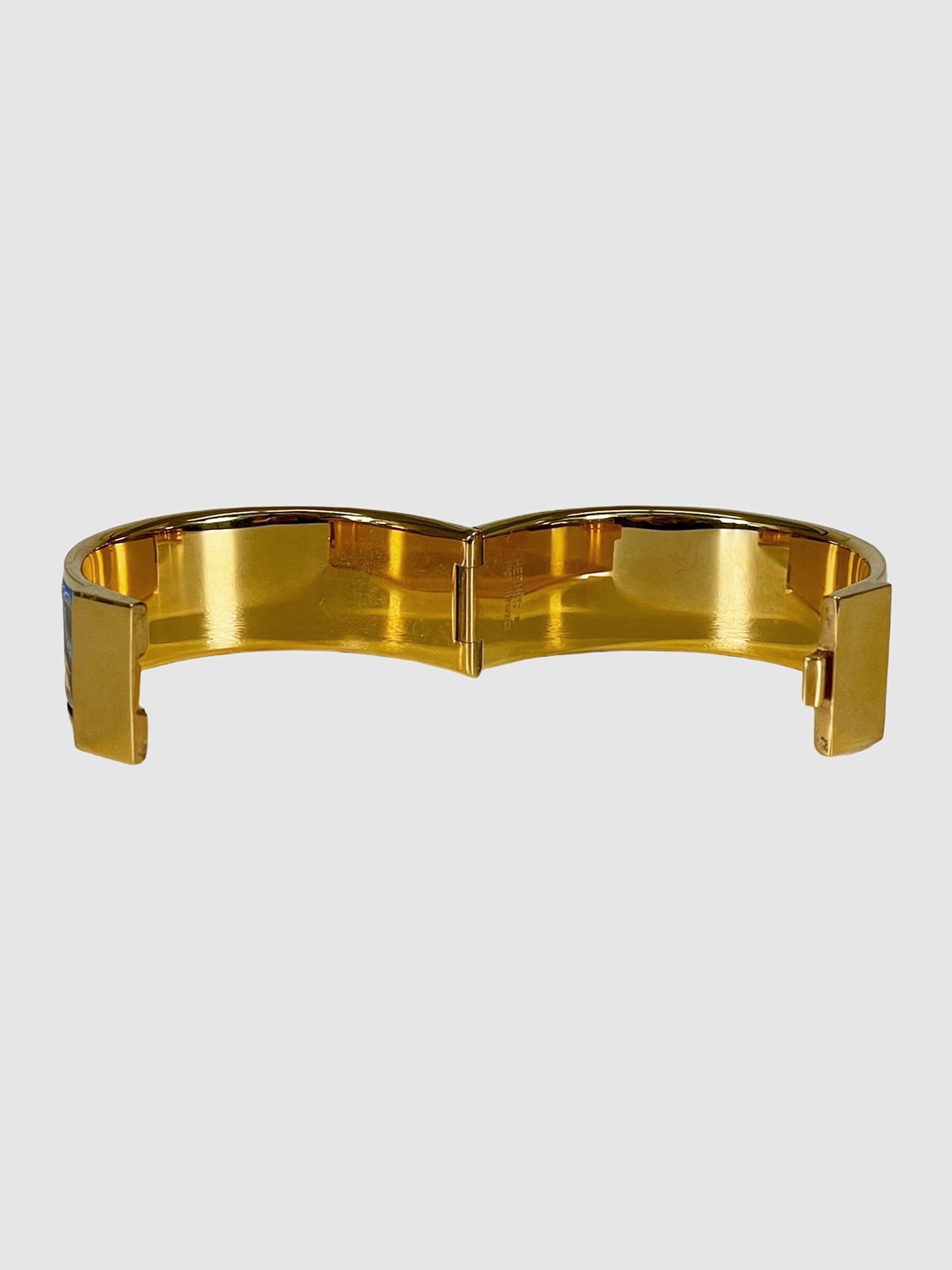 Enamel Printed Wide Bangle