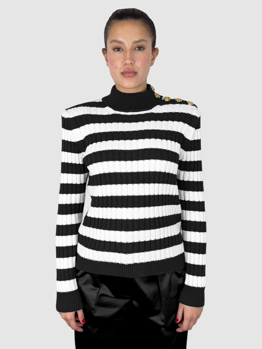 Striped Ribbed Sweater