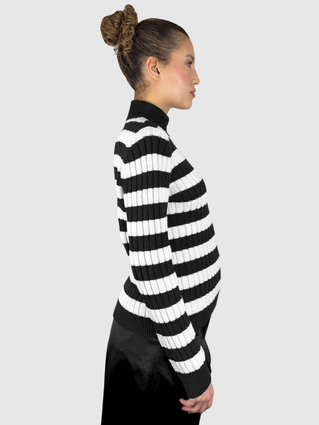 Striped Ribbed Sweater