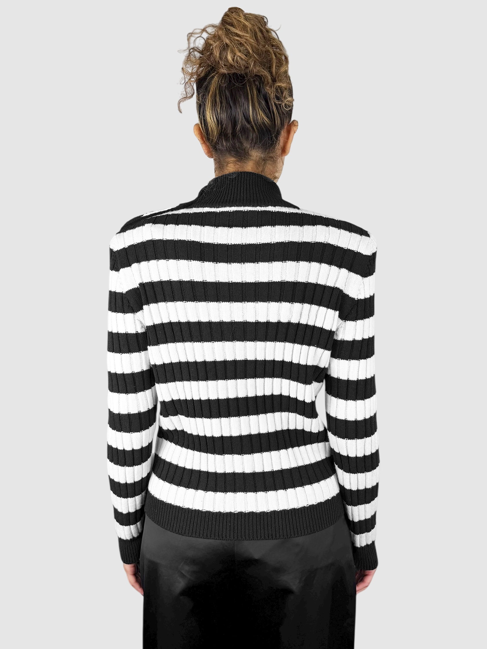 Striped Ribbed Sweater