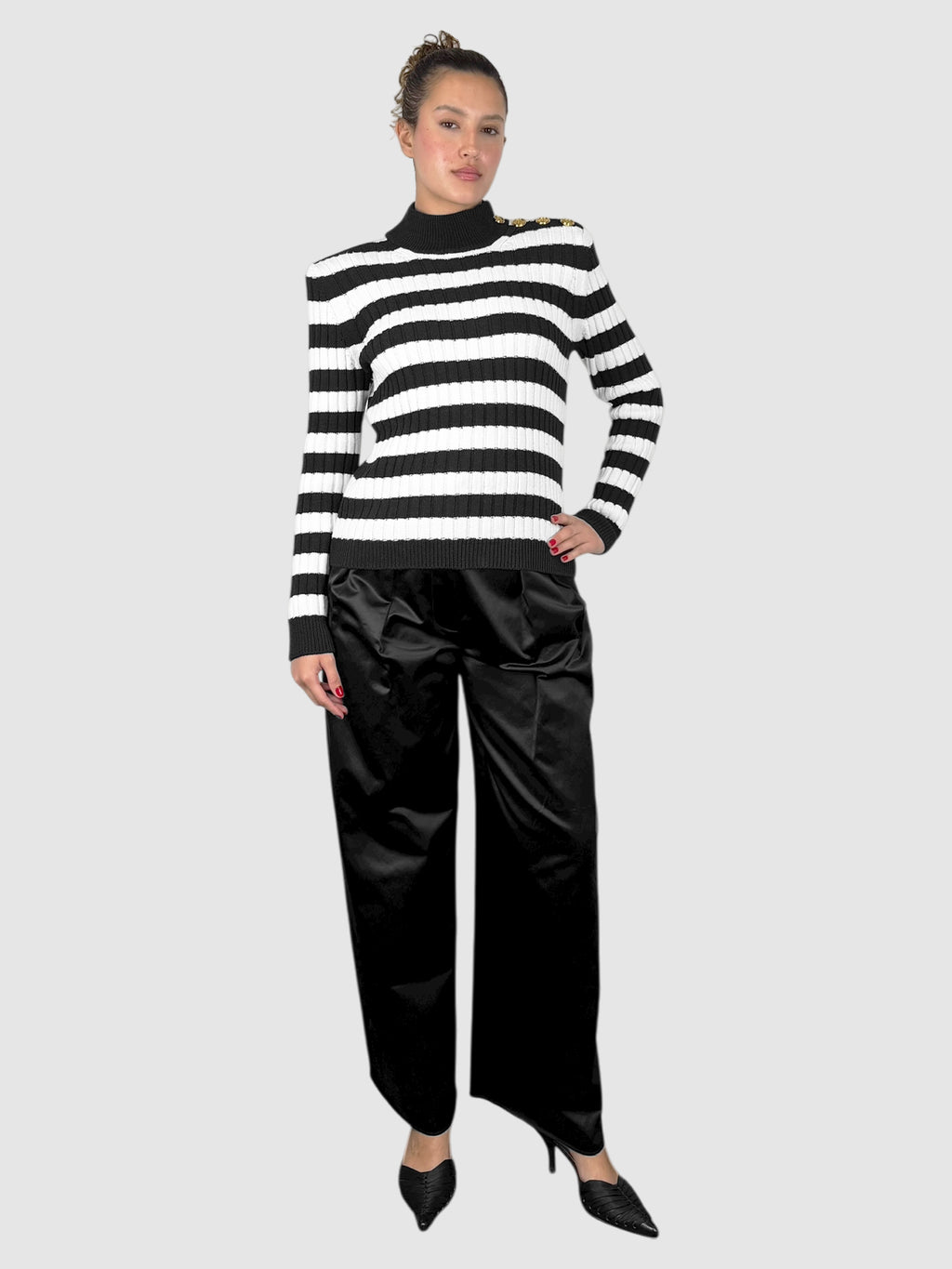 Striped Ribbed Sweater