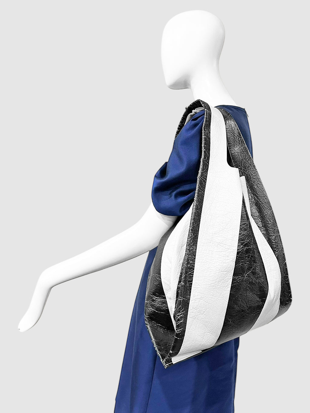 Striped Supermarket Tote