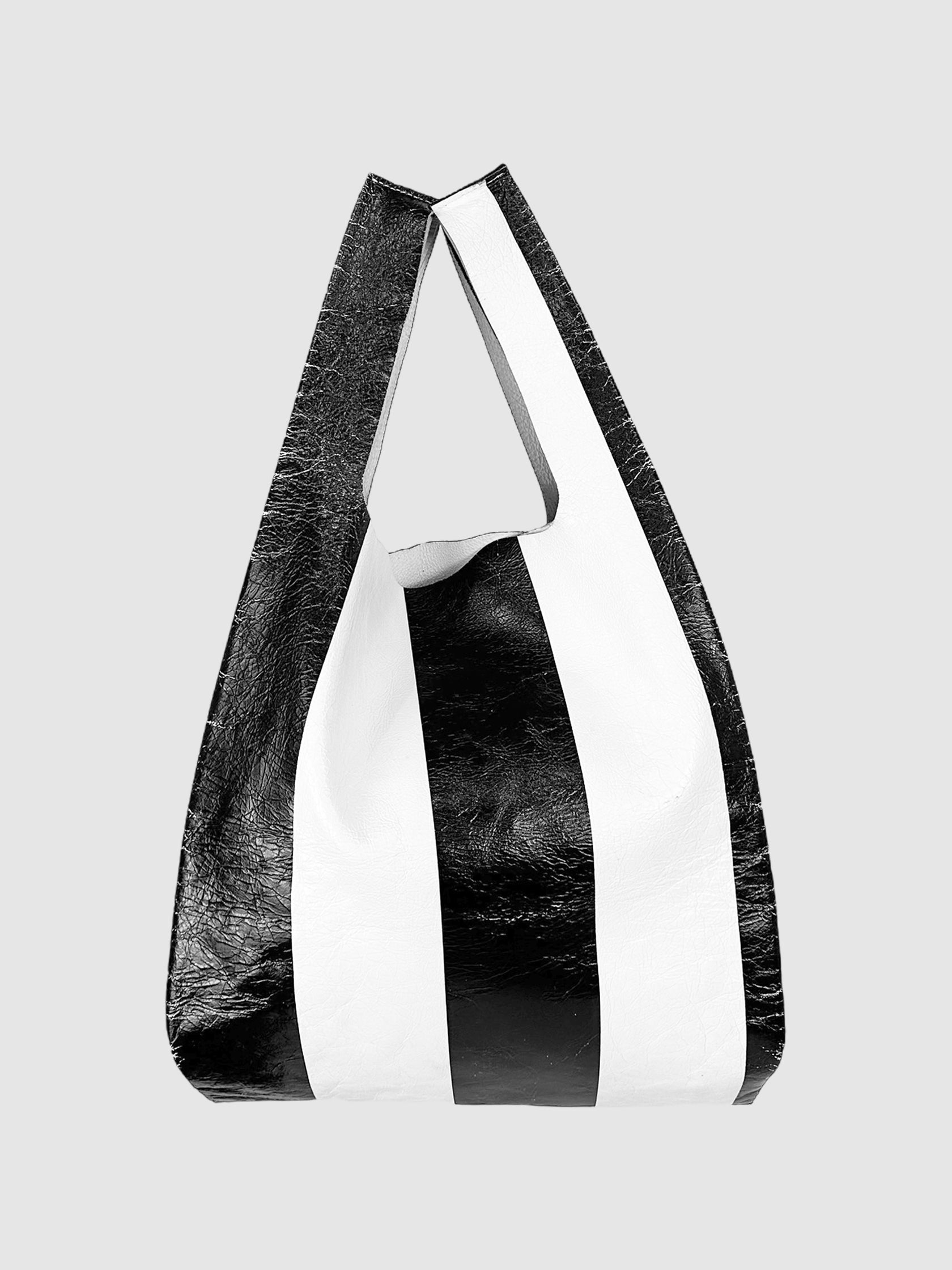 Striped Supermarket Tote