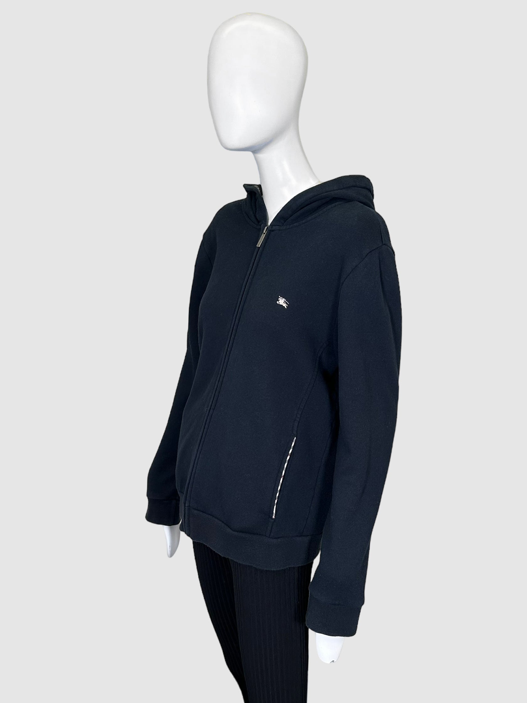 Burberry London  Zip Up Hoodie - Size XL