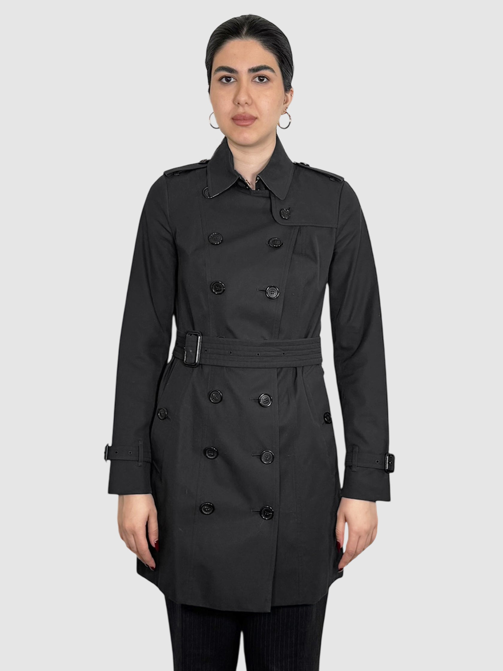 Double-Breasted Belted Jacket