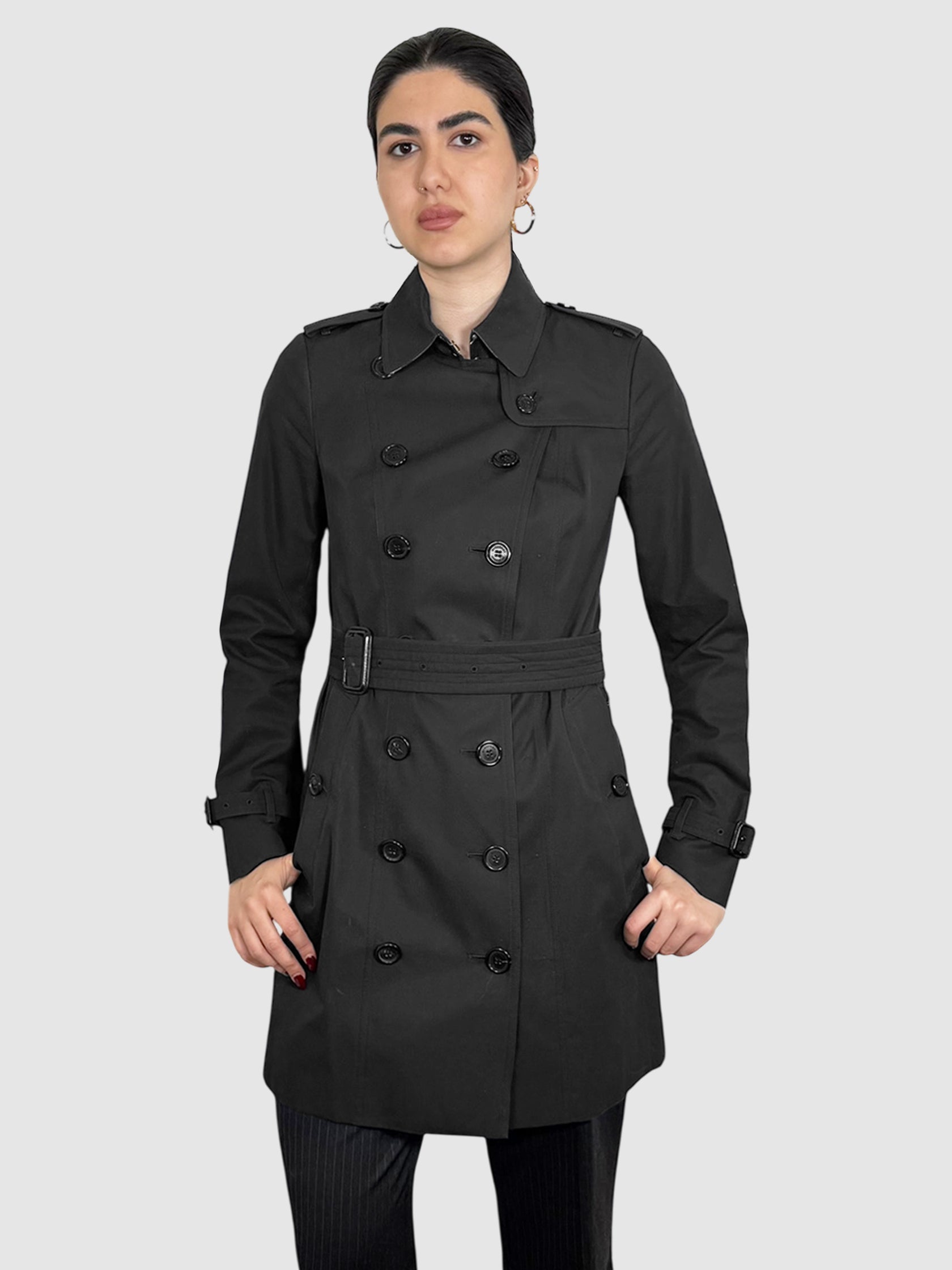 Double-Breasted Belted Jacket